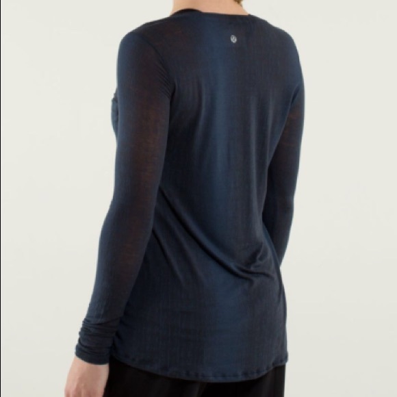 lululemon athletica Tops - Lululemon | Inner Calm Long Sleeve Misty Burnout 6